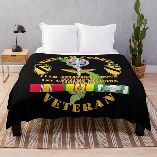 Item preview, Army - Vietnam Combat Cavalry Veteran w 11th Aviation Group - 1st Cav Div designed and sold by Military Insignia Products.