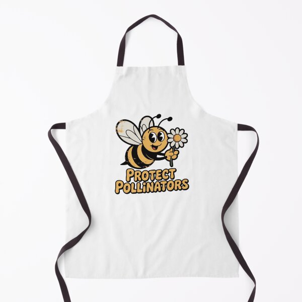 Item preview, Protect Pollinators Cute Bee Design – Save the Bees Environmental Awareness Sticker designed and sold by Cool-cat-art.