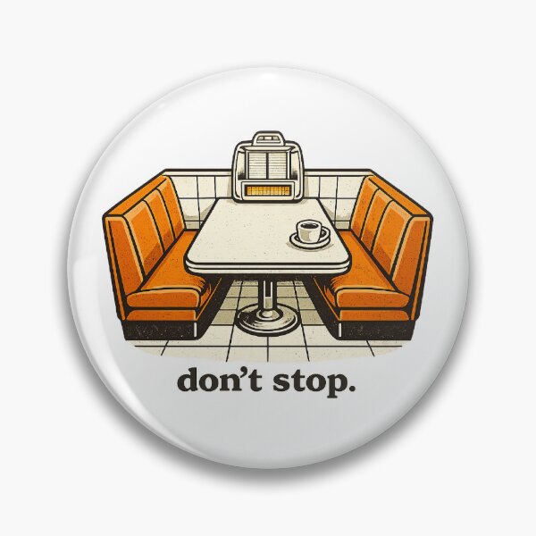 Item preview, Dont Stop Classic Diner Booth Jukebox Coffee Cup Retro Mid Century Americana Roadside New Jersey Mafia   designed and sold by The Junto Shop.