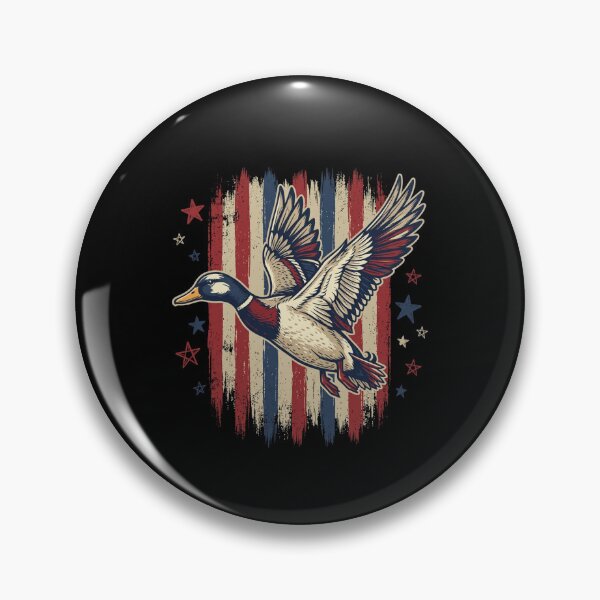 Item preview, American Flag Duck Hunting Wildlife Patriot designed and sold by SofenArt.