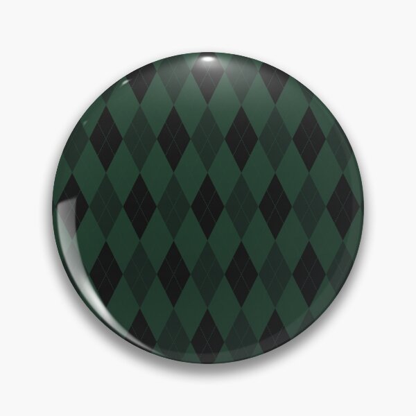 Aperçu de l'œuvre Motif losanges noir et vert forêt créée et vendue par pattern-archive.