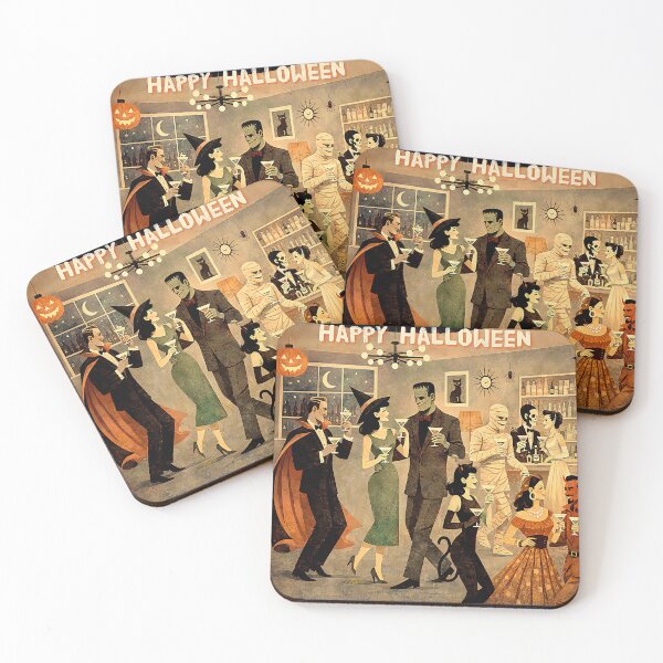 Item preview, Mid Century Modern Retro 40s Halloween Costume Martini Party designed and sold by Lee Hiller Designs.