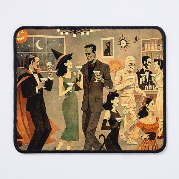 Item preview, Mid Century Modern Retro 40s Halloween Costume Martini Party designed and sold by Lee Hiller Designs.