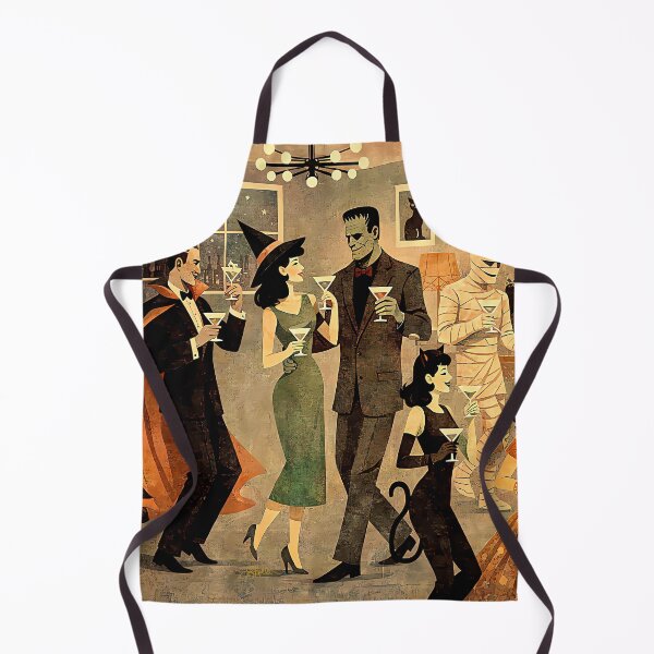 Item preview, Mid Century Modern Retro 40s Halloween Costume Martini Party designed and sold by Lee Hiller Designs.