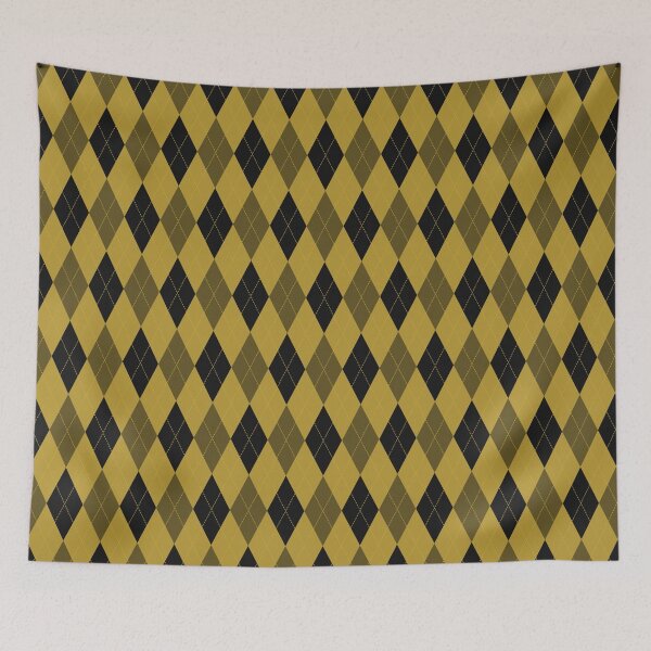 Item preview, Black And Gold Argyle Pattern designed and sold by pattern-archive.