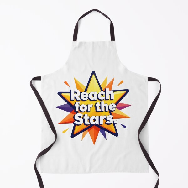 Item preview, An artistic star with the phrase “Reach for the Stars.” designed and sold by Beleza e Estilo.