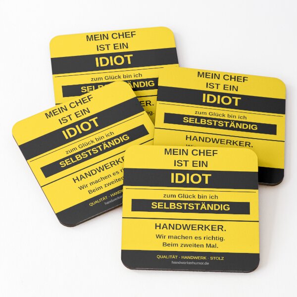 Item preview, My boss is an idiot (self-employed) designed and sold by TradesmanFunny.
