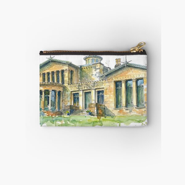 Item preview, Watercolour illustration of Holmwood House, Glasgow, Scotland designed and sold by davidelder.