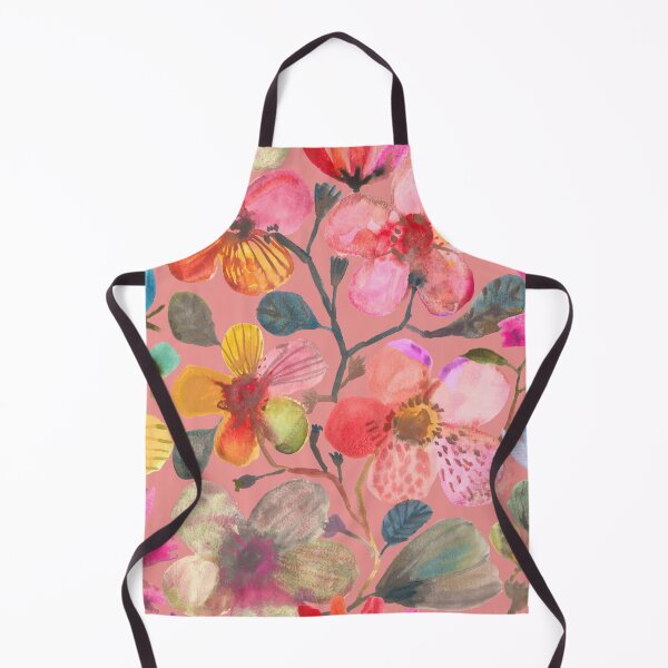 Item preview, Hothause Colorful Watercolor Floral Hand Painted Botanical Vibrant Pink designed and sold by moonsoonstudio.