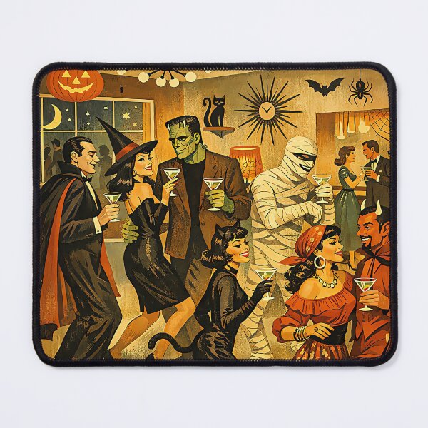 Item preview, Mid Century Retro 50s Halloween Costume Martini Party designed and sold by Lee Hiller Designs.