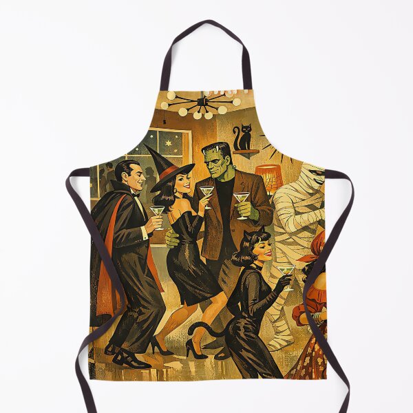 Item preview, Mid Century Retro 50s Halloween Costume Martini Party designed and sold by Lee Hiller Designs.