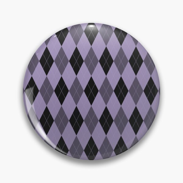 Item preview, Black And Lilac Argyle Pattern designed and sold by pattern-archive.