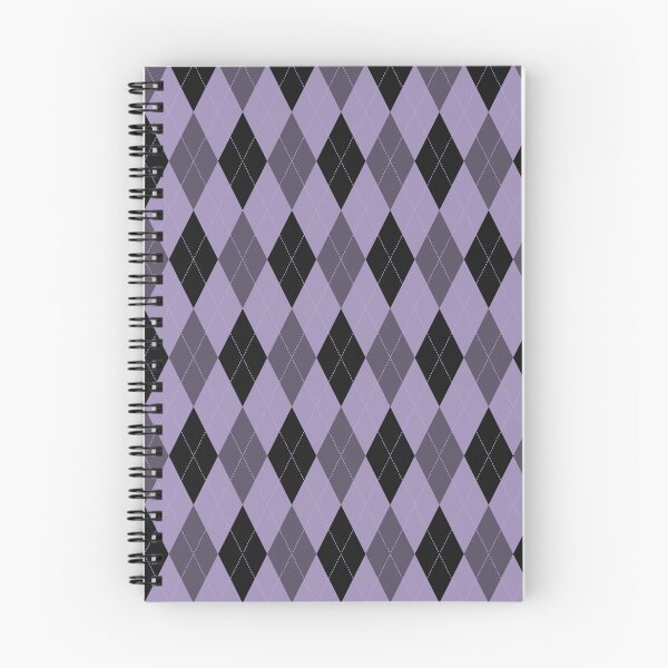 Item preview, Black And Lilac Argyle Pattern designed and sold by pattern-archive.