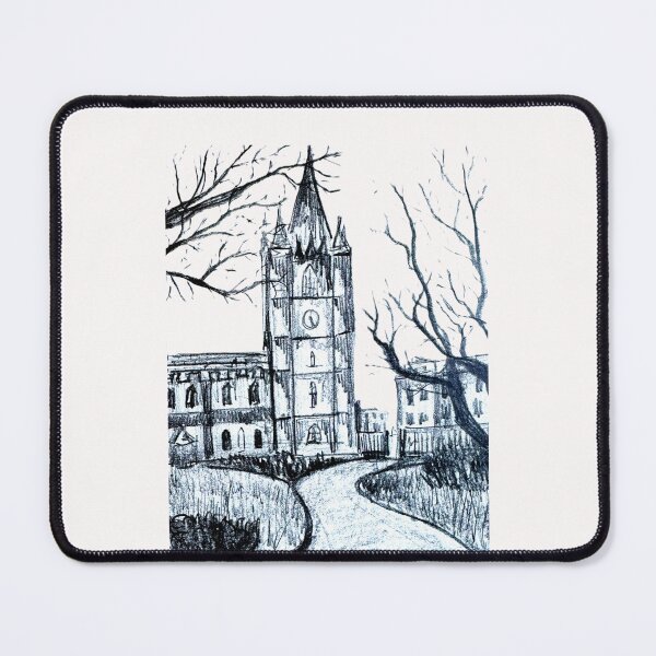 Item preview, St. Patrick's Cathedral, Dublin | Graphite and Charcoal designed and sold by miguelfra.artwork.