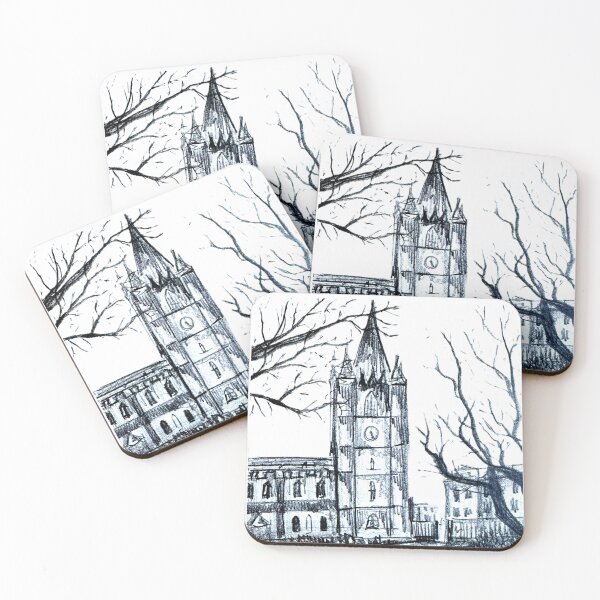 Item preview, St. Patrick's Cathedral, Dublin | Graphite and Charcoal designed and sold by miguelfra.artwork.