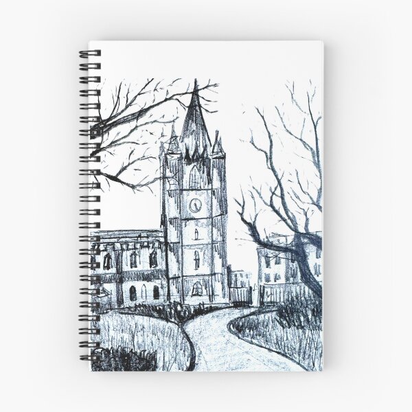 Item preview, St. Patrick's Cathedral, Dublin | Graphite and Charcoal designed and sold by miguelfra.artwork.