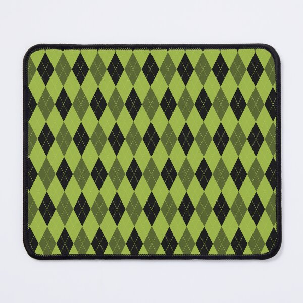 Item preview, Black And Lime Argyle Pattern designed and sold by pattern-archive.