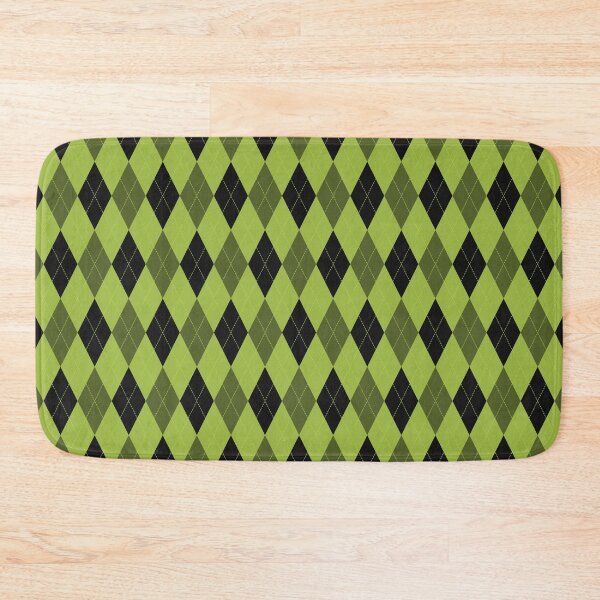 Item preview, Black And Lime Argyle Pattern designed and sold by pattern-archive.