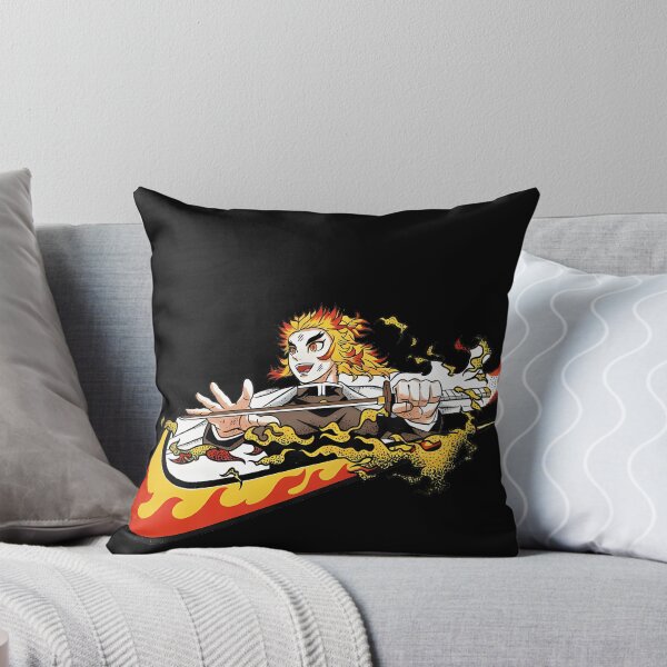 Item preview, Flame Hashira Rengoku Anime Nike Swoosh Mashup Graphic designed and sold by Andruzito.