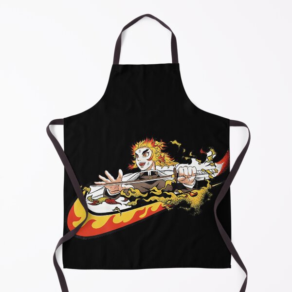 Item preview, Flame Hashira Rengoku Anime Nike Swoosh Mashup Graphic designed and sold by Andruzito.