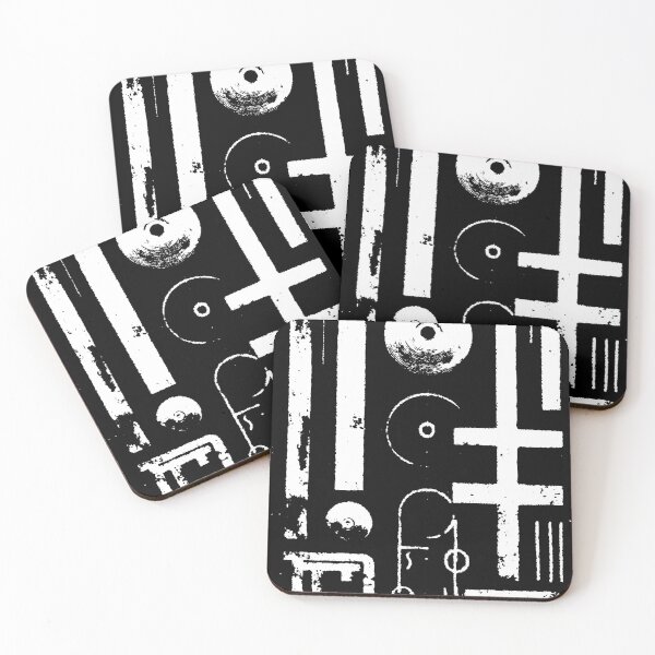 Item preview, Experimental modern tribal geometric pattern cirl and stripes 127sm designed and sold by 127sm.