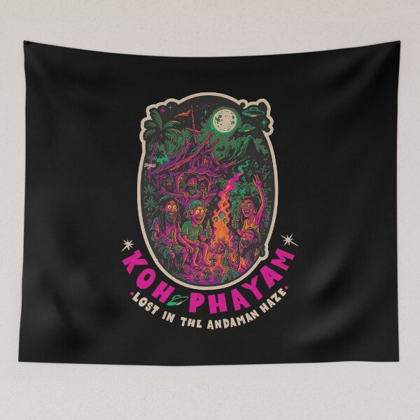 Item preview, Koh Phayam Ranong Thailand Reggae Night Beach designed and sold by Boogosh.