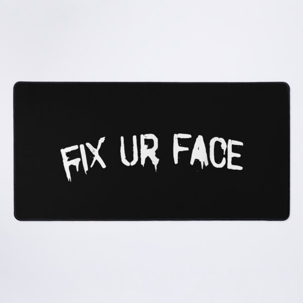 Item preview, Edgy Grunge Fix Ur Face Distressed Text Streetwear Sarcastic Attitude Art designed and sold by EricCotanori.