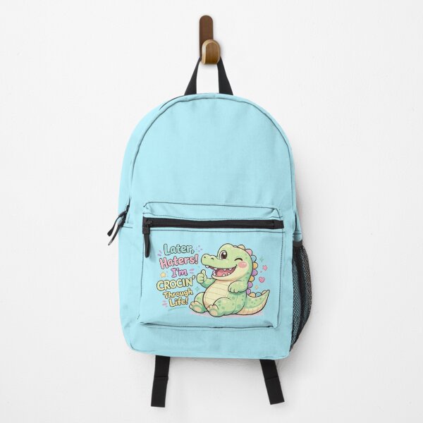 Item preview, Pastel Cute Crocodile Funny Quote Kawaii Cartoon Icon designed and sold by StickyDelights.