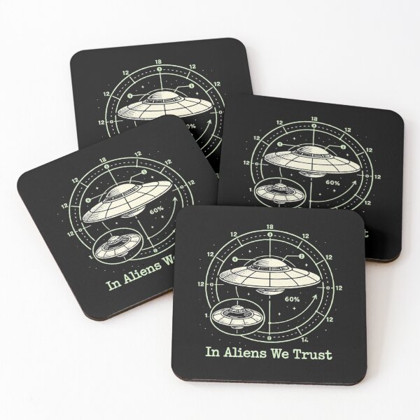 Item preview, RESIDENT ALIEN In Alien We Trust designed and sold by ALL ART .