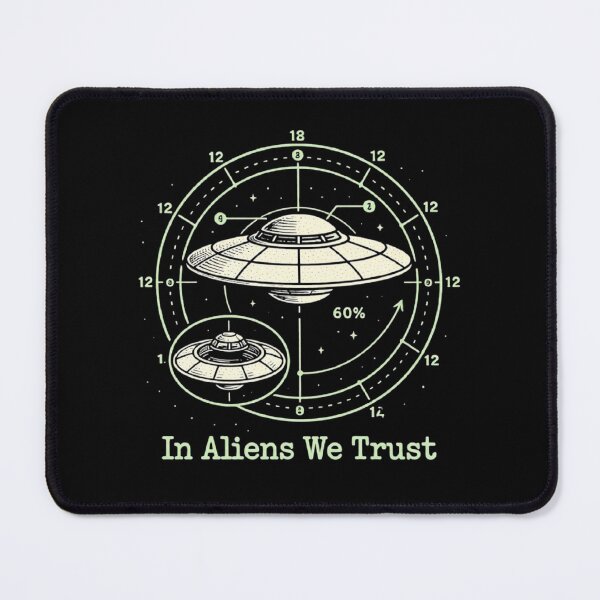 Item preview, RESIDENT ALIEN In Alien We Trust designed and sold by ALL ART .