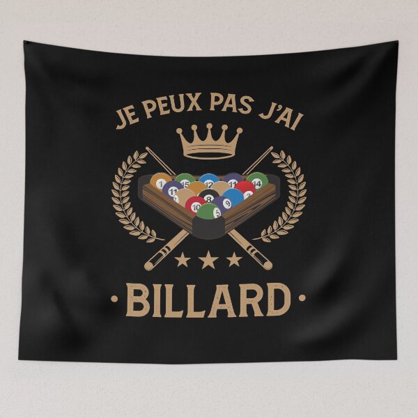 Item preview, Je Peux Pas J'ai Billard Funny French Pool Player designed and sold by Lenny Stahl.