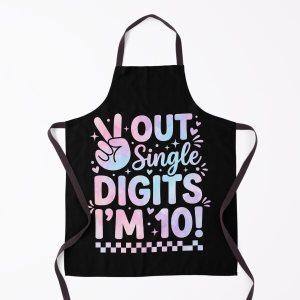 Item preview, Peace-Out-Single-Digits-I'm-10!-Tenth-Birthday-Double-Digits-Celebration designed and sold by SofenArt.