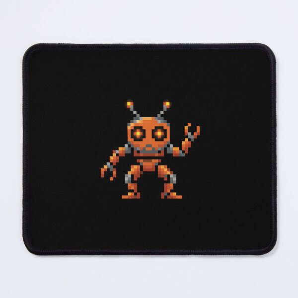 Item preview, Retro Orange Space Invader Alien Game designed and sold by Rokoyo Prints.