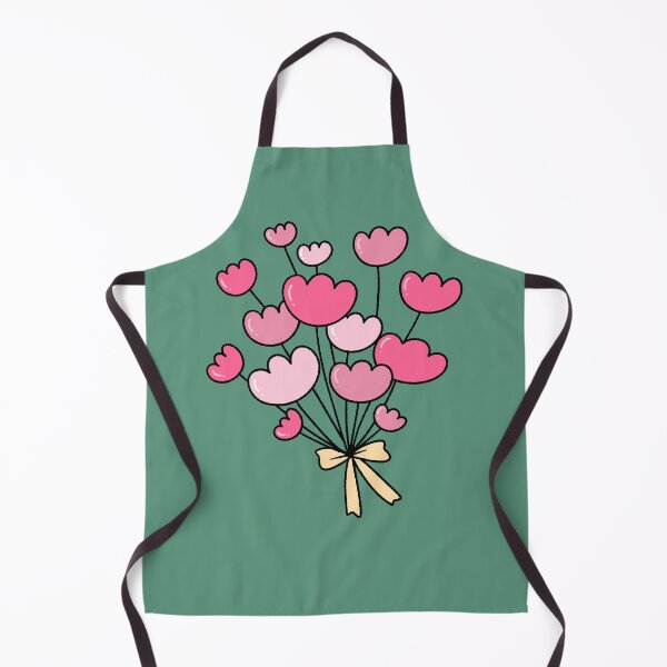 Item preview, Hand Drawn Pink Tulip Bouquet with Yellow Ribbon Illustration designed and sold by ubborn.