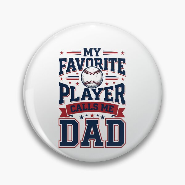 Item preview, My Favorite Player Calls Me Dad Baseball Dad Sports Father designed and sold by SofenArt.