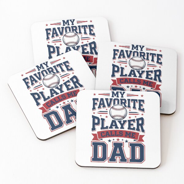 Item preview, My Favorite Player Calls Me Dad Baseball Dad Sports Father designed and sold by SofenArt.
