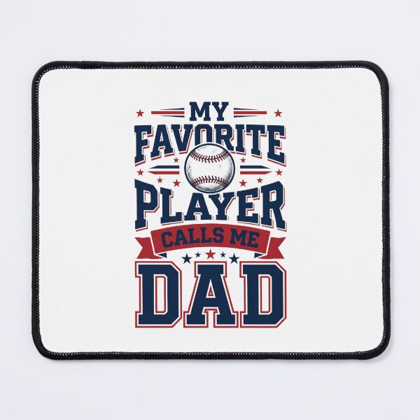 Item preview, My Favorite Player Calls Me Dad Baseball Dad Sports Father designed and sold by SofenArt.