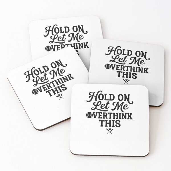 Item preview, Hold On Let Me Overthink This Baseball Fan designed and sold by snowry.