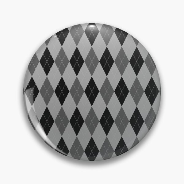 Item preview, Black And Silver Argyle Pattern designed and sold by pattern-archive.