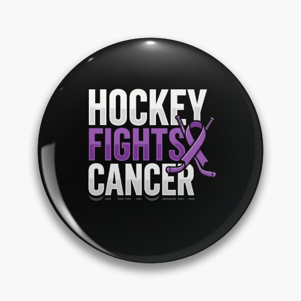 Item preview, Hockey Fights Cancer Awareness Hockey Supporter Survivor designed and sold by SofenArt.