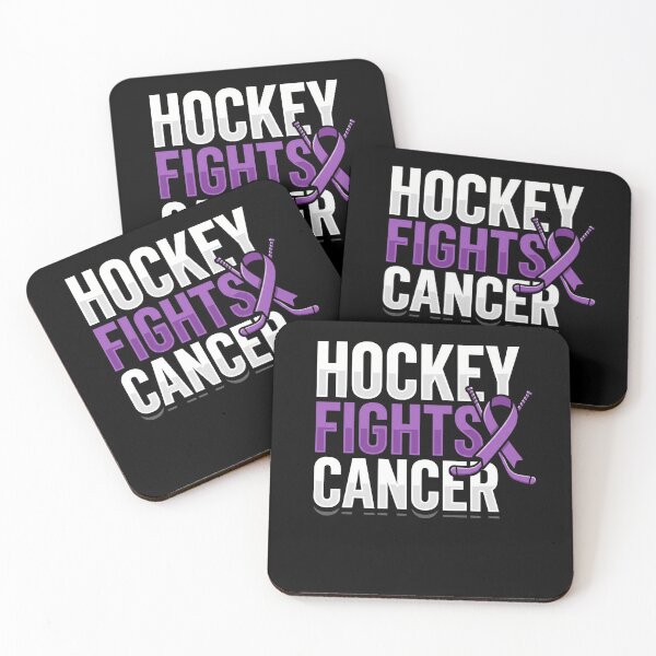 Item preview, Hockey Fights Cancer Awareness Hockey Supporter Survivor designed and sold by SofenArt.