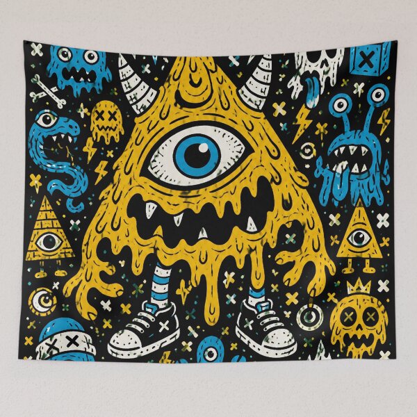 Item preview, Weirdcore Mystic Eye Monster designed and sold by ZetaDream.