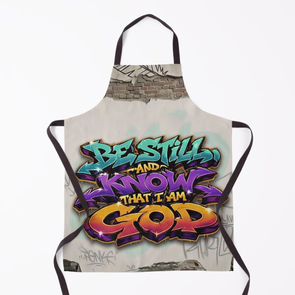 Item preview, Be Still and Know Graffiti Faith Mural designed and sold by Oddly Blessed.