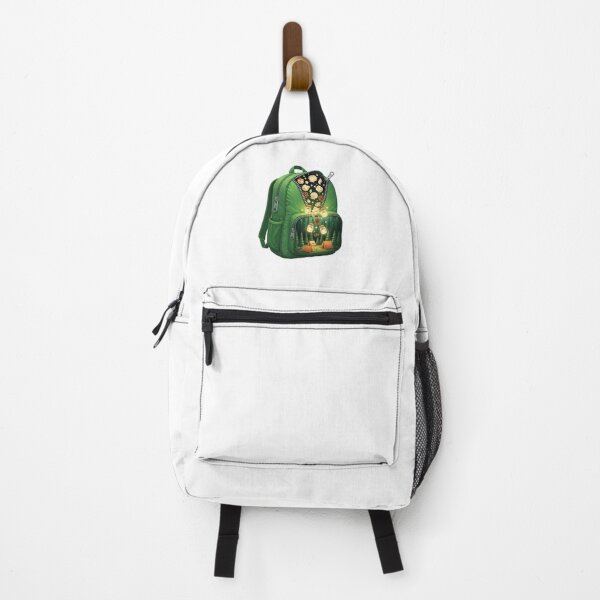 Item preview, Green Backpack Fantasy Camping World designed and sold by AbanoubStore.