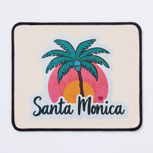 Item preview, Santa Monica California Palm Sunset designed and sold by PamLeeDesign.