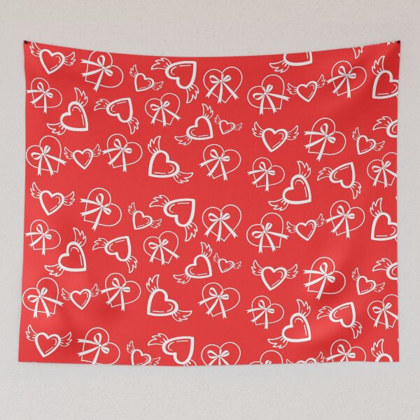 Item preview, Angel Valentine's Hearts Pattern designed and sold by CDPrintsDesigns.