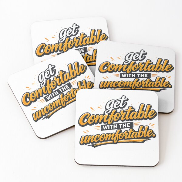 Item preview, Get Comfortable with the Uncomfortable designed and sold by Throne & Growth.