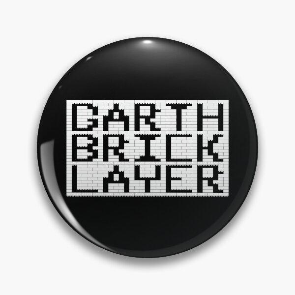 Item preview, Garth Bricklayer Logo white bricks designed and sold by GarthBricklayer.