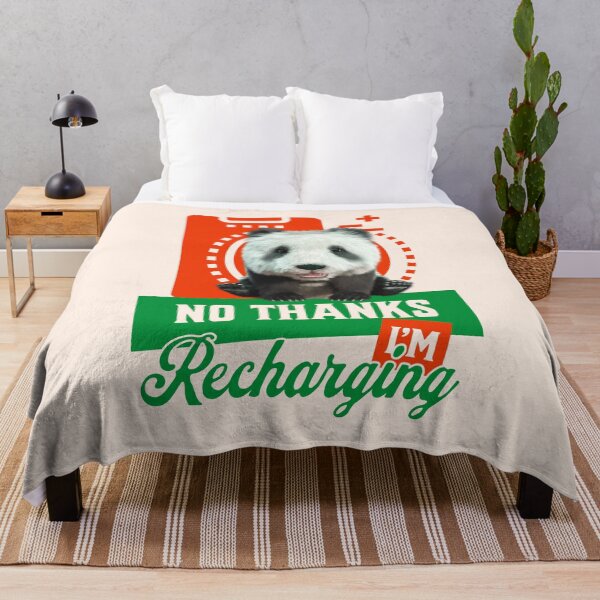 Item preview, Funny Panda Recharging Introvert Battery Design designed and sold by Vac1.