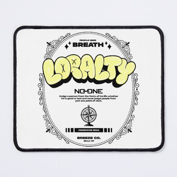 Item preview, Loyalty Breezy - Underground Streetwear Typography Art designed and sold by RumiRogue.